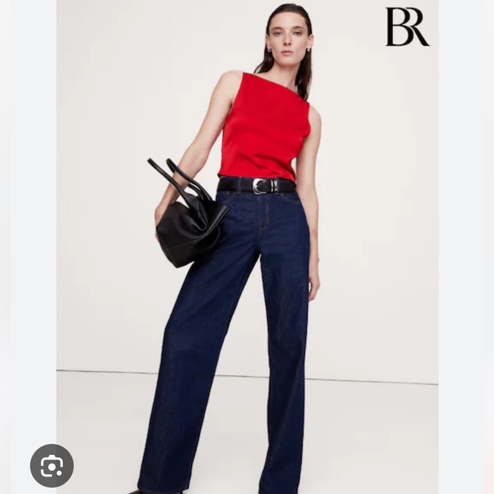 NWT BR Satin Top